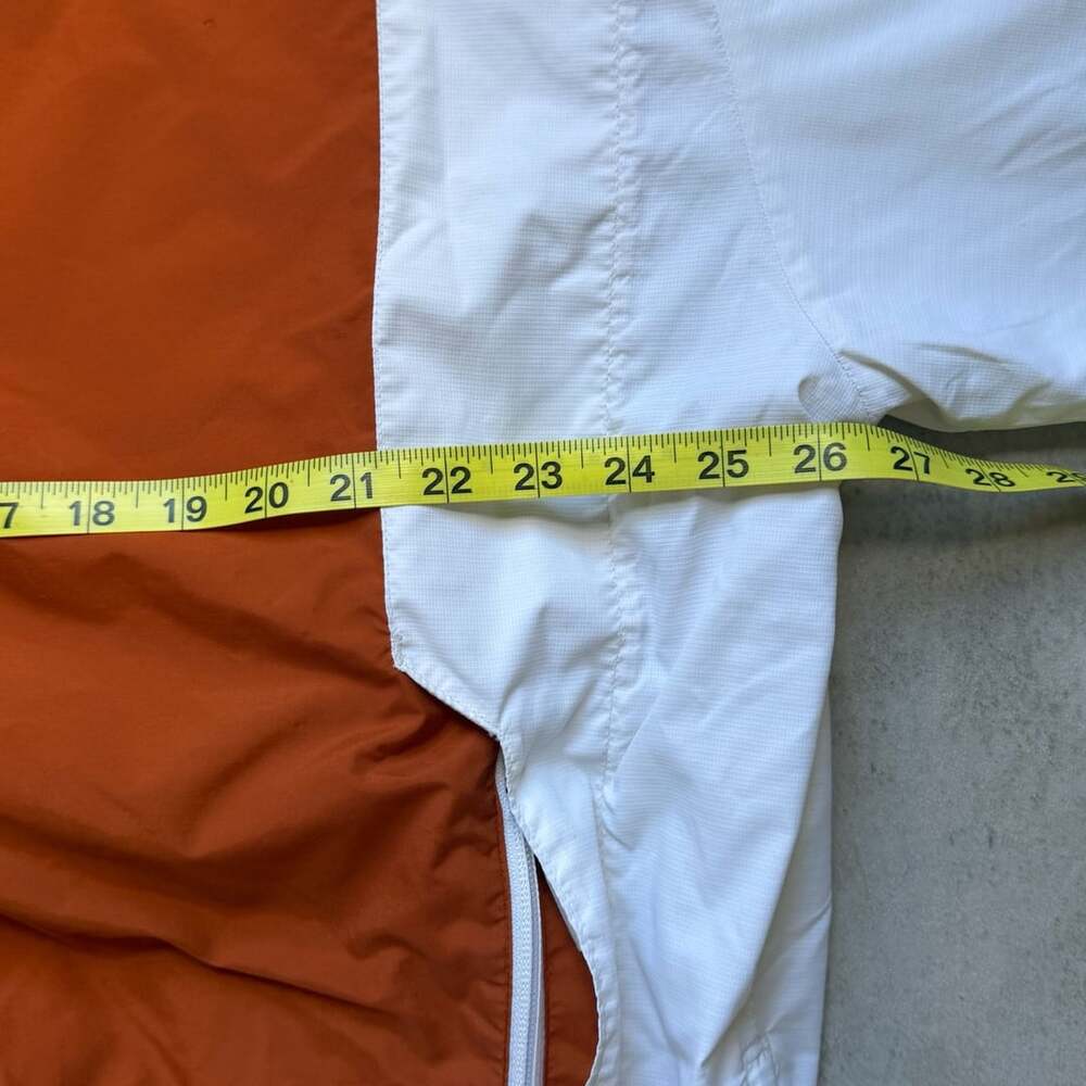 Nike Texas Longhorns Windbreaker Jacket Size XL Orange White Pullover - Picture 5 of 9